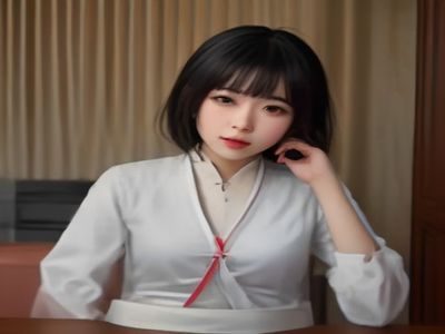 韩国女主播在镜头前微笑互动的侧影轮廓
